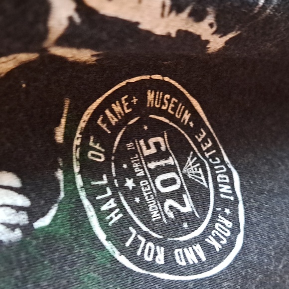 Rock and Roll Hall of Fame Museum Official Licensed Apparel Men's Med green day - Picture 3 of 5
